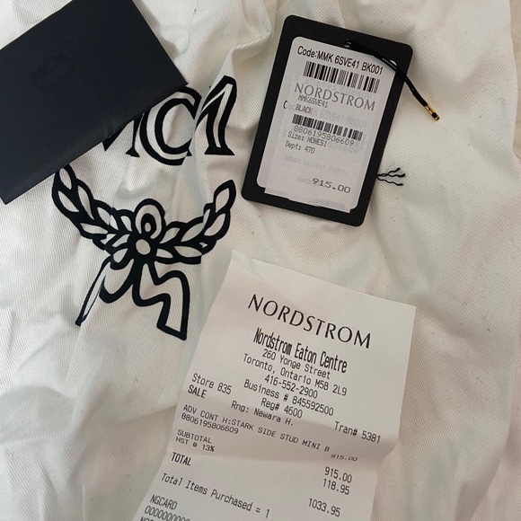 MCM mini stark bag🤍 - Picture 3 of 3